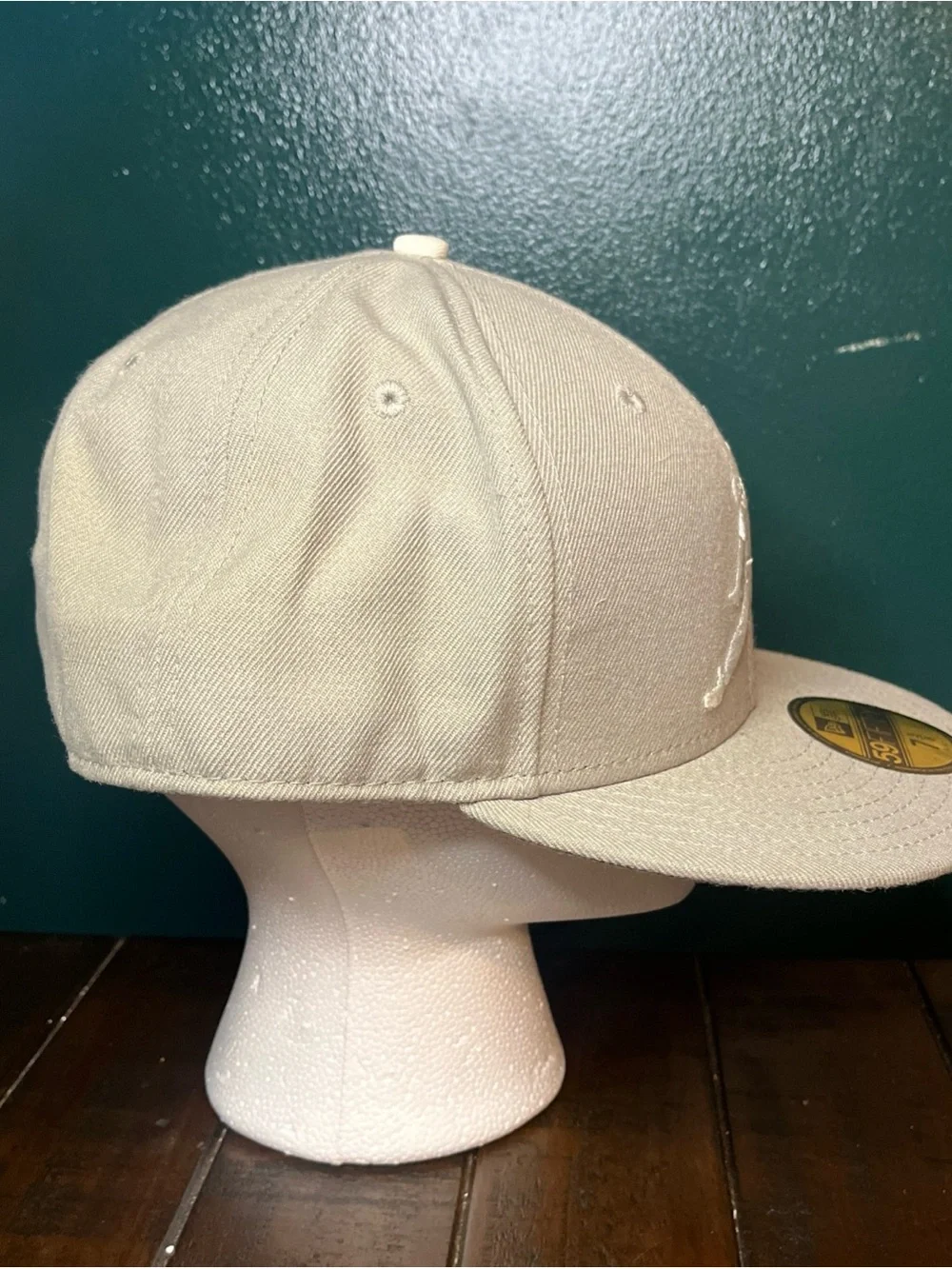 Air Jordan Hat Men Sz 7 5/8 Gray White Embroidered Logo 59Fifty New Era Fitted